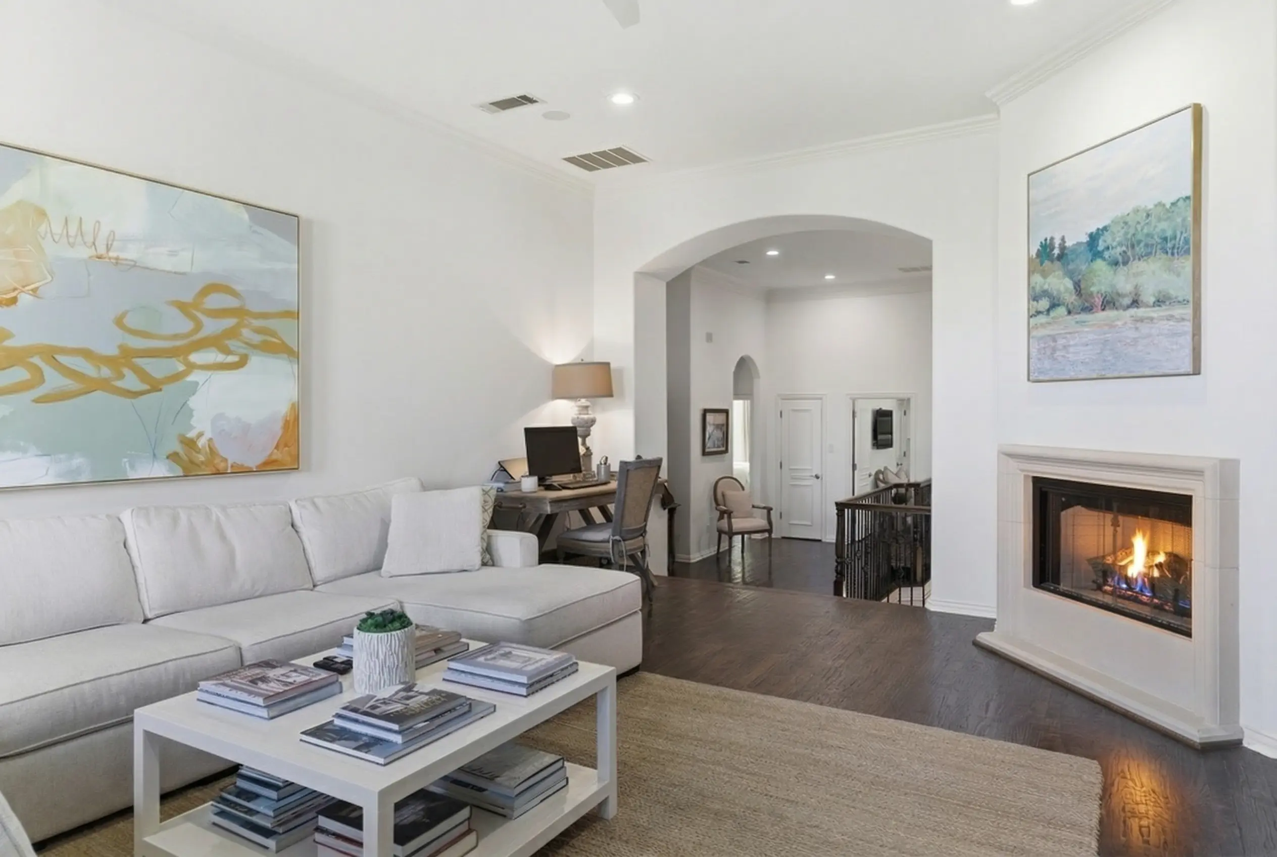 Upstairs living room